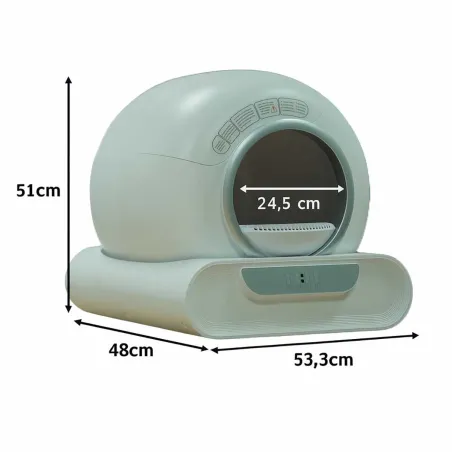 Maison de toilette automatique chat 48 x 53 x 51cm