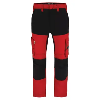 Pantalon Hector rouge Herock – ripstop, stretch 4 sens, multi-poches