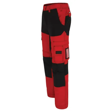 Pantalon Hector rouge Herock – ripstop, stretch 4 sens, multi-poches