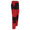 Pantalon Hector rouge Herock – ripstop, stretch 4 sens, multi-poches