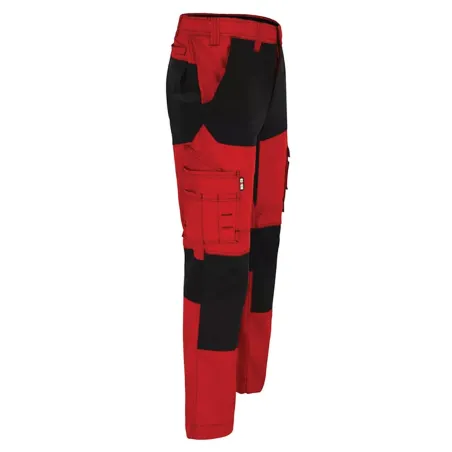 Pantalon Hector rouge Herock – ripstop, stretch 4 sens, multi-poches