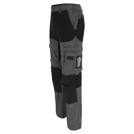 Pantalon Hector charbon/noir Herock – stretch 4 sens, multi-poches