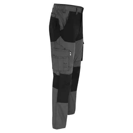 Pantalon Hector charbon/noir Herock – stretch 4 sens, multi-poches
