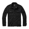 Chemise polaire homme Jeff Brandit® - Manches longues - Noir