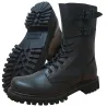 Chaussures tactique Rangers type militaire cuir semelle Goodyear® noire