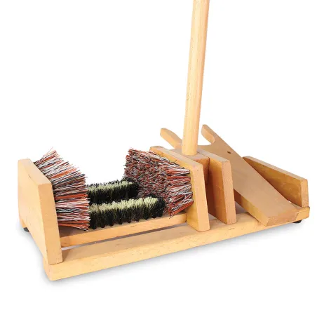 Paillasson tire-bottes avec brosses polypropylène et mât d'appui 90 cm
