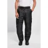 Pantalon thermo homme Brandit® noir - Coupe droite coupe-vent
