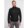 Pull Troyer Brandit® Noir Homme - Col Camionneur - Manches Longues