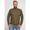 Pull Troyer Olive à Col Camionneur - Brandit® Homme
