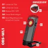 Lampe de travail SLIM OBSERVER - Rechargeable USB-C 1000 Lumens