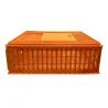Boîte de Transport pour Volailles en Polyéthylène Haute Densité - 74x54x27 cm Orange