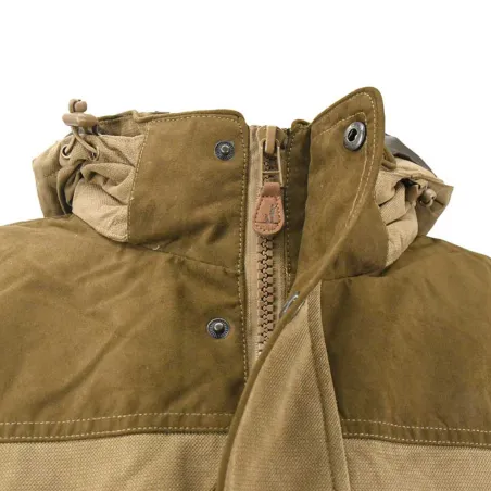 Veste Rambouillet imperméable polyester bicolore marron XL à 3XL