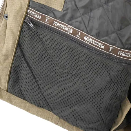 Veste Rambouillet imperméable polyester bicolore marron XL à 3XL