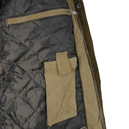 Veste Rambouillet imperméable polyester bicolore marron XL à 3XL