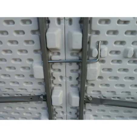 Table pliante en résine 10 couverts 180x70x74cm pieds métal