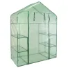 Serre de jardin avec étagères 143 x 73 x 195 cm