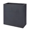 Pot de fleurs anthracite plastique 60 X 26 X 60 cm