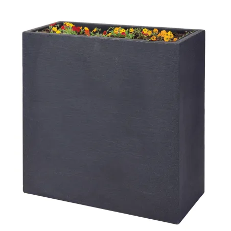 Pot de fleurs anthracite plastique 60 X 26 X 60 cm