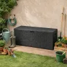 Coffre de rangement jardin 350L - 120 X 51 X 60 cm