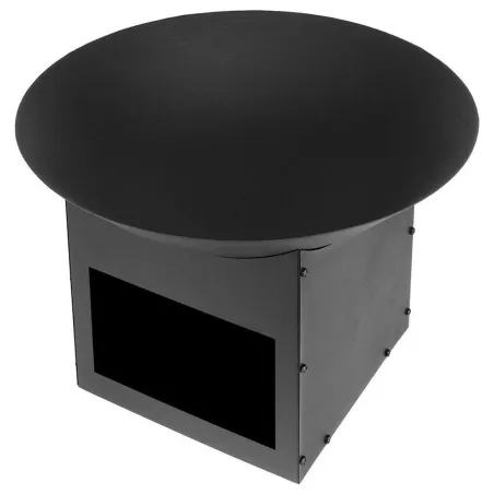Brasero métal noir sur support Ø 57cm