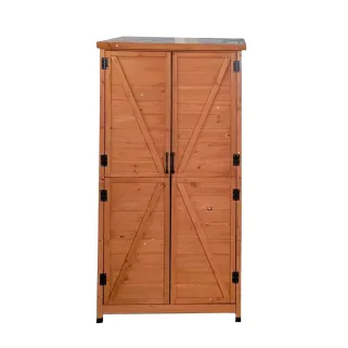 Abri de jardin bois Sambre 2 portes 85 x 52 x 174 cm