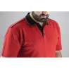 Polo Homme LMA® Rouge en Coton-Polyester - Col Chemise - 160g/m²
