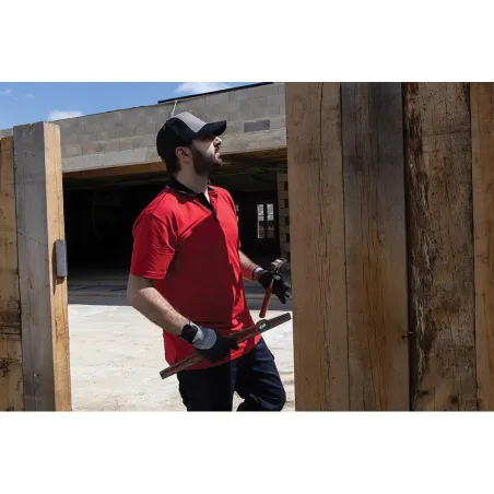 Polo Homme LMA® Rouge en Coton-Polyester - Col Chemise - 160g/m²