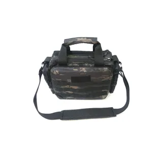 Sacoche Militaire Black Camo - Polyester 600D Résistant