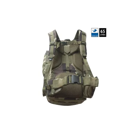 Sac à dos militaire tactique 65L - Polyester Ripstop - Dos rembourré