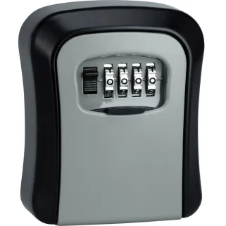 Boîte à clés sécurisée en alliage aluminium-zinc - Noir et Gris