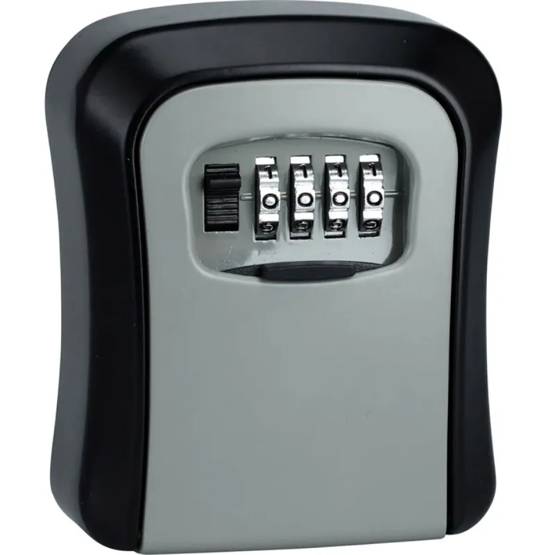 Boîte à clés sécurisée en alliage aluminium-zinc - Noir et Gris