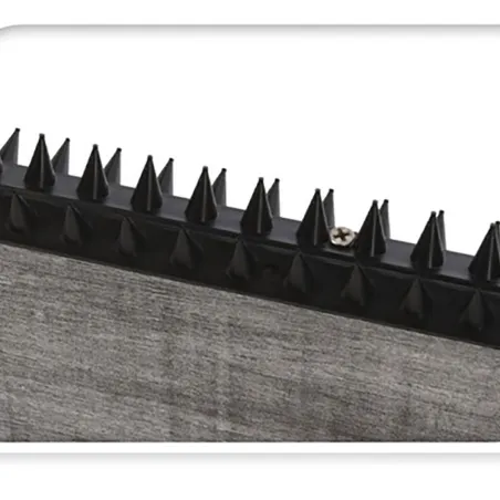 Lot de 10 bandes anti-escalade pour protection contre les nuisibles - Noir 50x4,5x2 cm