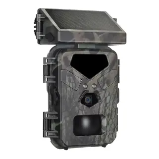 Caméra Solaire Night Vision 20MP - Détection Rapide & Autonome