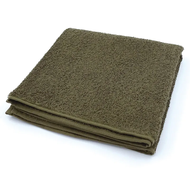 Serviette militaire kaki en coton 50x100 cm - Patrol DCA France