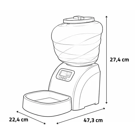 Distributeur de croquettes Eyenimal "Electronic Pet Feeder"