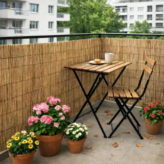 Canisse bambou fendu - Largeur 5 m sur hauteur 1m occultation naturelle