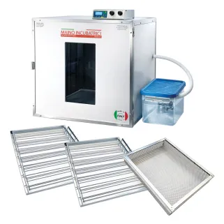 Kit couveuse évo + 2 tiroirs poule + 1 panier + humidificateur