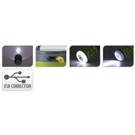 Lampe anti-moustiques 3 en 1 - Lanterne UV rechargeable USB-C