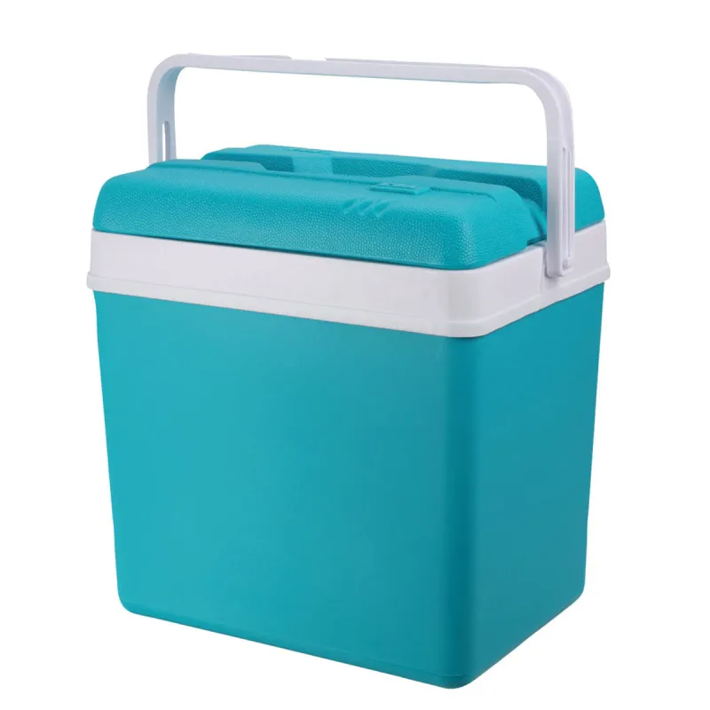 Glacière 24L Bleue - Intérieur Blanc en Plastique Rigide