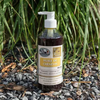 Huile de Chènevis Bio pour Palmipèdes - Stimulation Reproduction 500ml