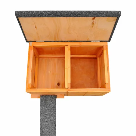 Lot de 3 Nichoirs chicane en bois canards et sarcelles