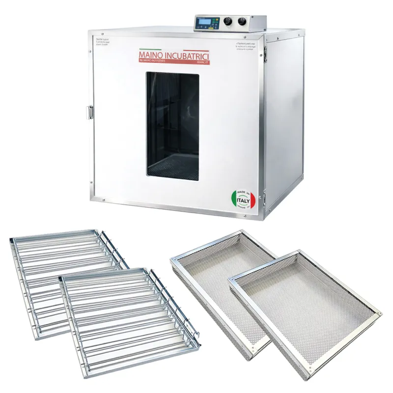 Kit couveuse évolutive 2 tiroirs poule + 2 paniers d'éclosion