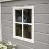 Abri de jardin Lys en plastique 240x287x230,8cm - Résistant et spacieux
