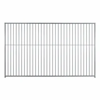 Panneaux de chenil à barreaux acier inoxydable 1,5 m ou 2m Hauteur 184 cm