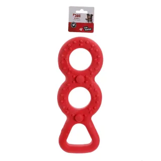Jouet chien de traction en forme de 8 - 33 cm