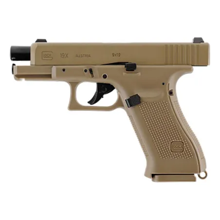 Pistolet Glock® 19X Coyote CO² - Replique Blowback Semi-Automatique 4,5 mm