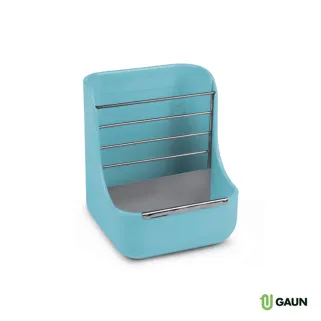 Mangeoire lapin avec râtelier double usage grain et foin