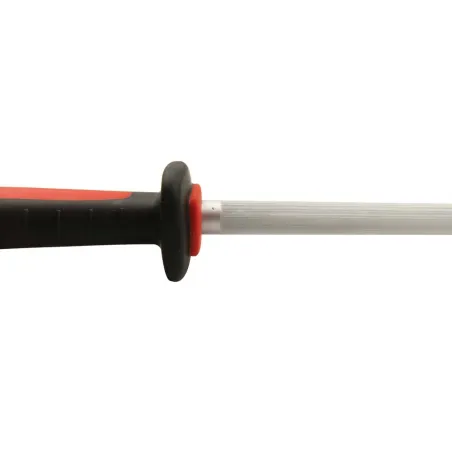 Fusil à aiguiser 30 cm manche bi-matière forme ronde 
