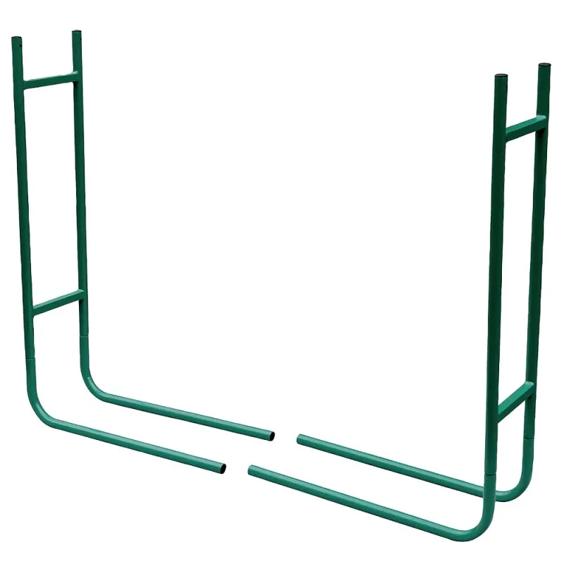 Range bûche métallique 120x90x20 cm - Support bois de chauffage