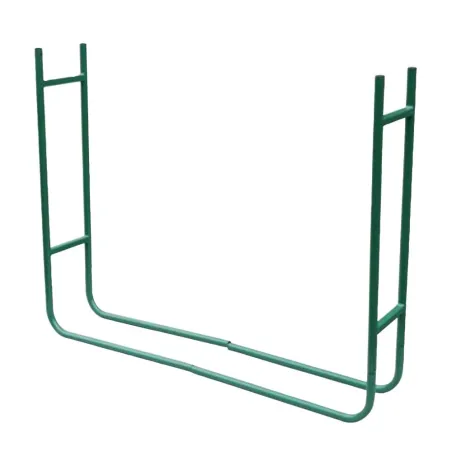 Range bûche métallique 120x90x20 cm - Support bois de chauffage